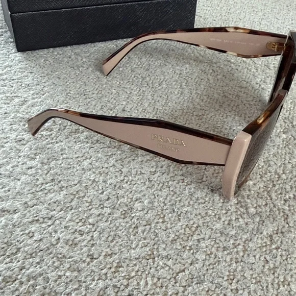 Prada Women's Tortoise Shell Sunglasses - Picture 5 of 14